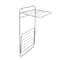 Honey Can Do 2-Tier Gray Over the Door Retractable Clothing Drying Rack